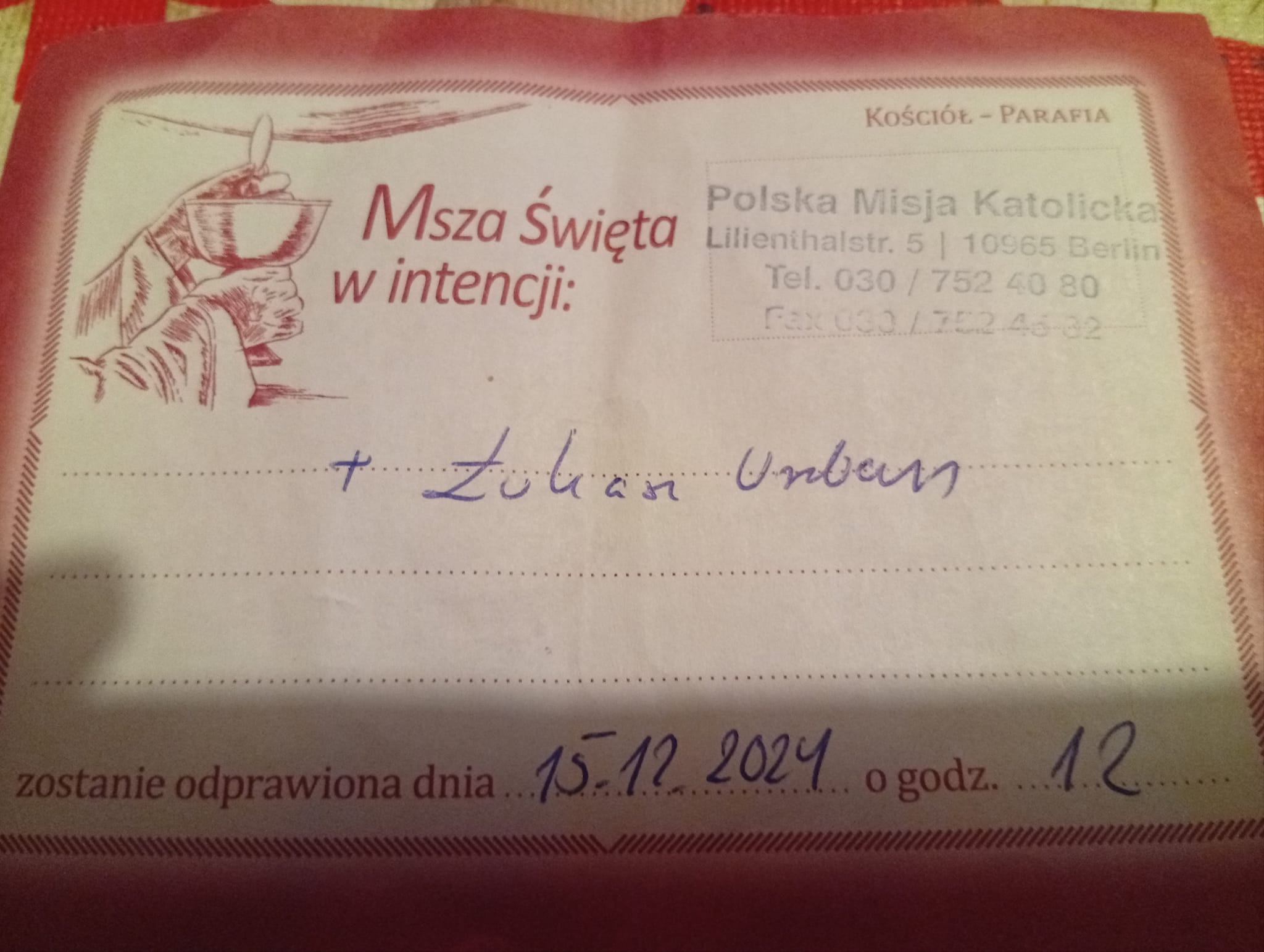 15 Msza sw