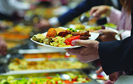 Nahrungsmittel-Buffet