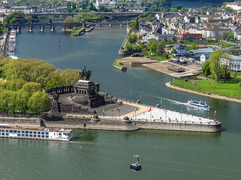 Deutsche Eck-Koblenz-Rhein