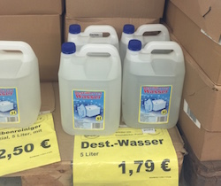Leitungswasser der Firma MD Trade sp.j. 