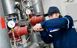 Wasserinstallateur-Heizanlage