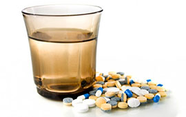 Wasserglas-Pharmacy