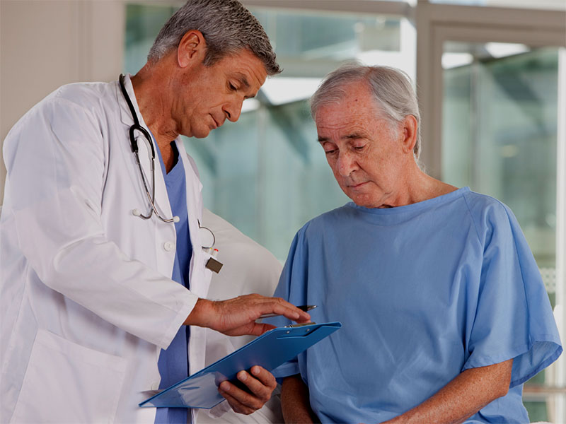 Patient-Krebsdiagnose