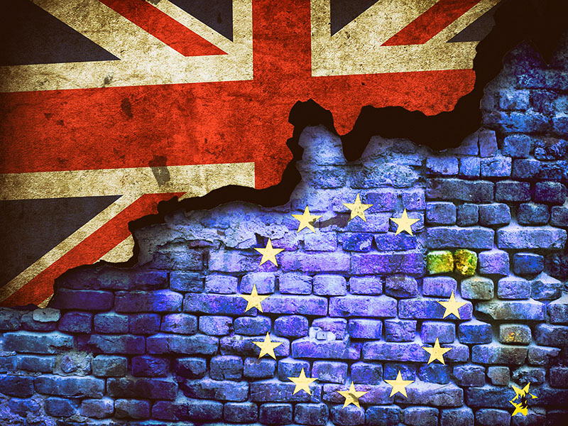 UK-EU-Flagge
